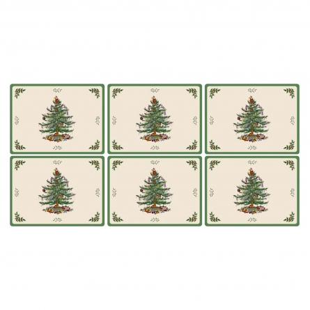 Christmas Tree Placemat Small, 6-pack