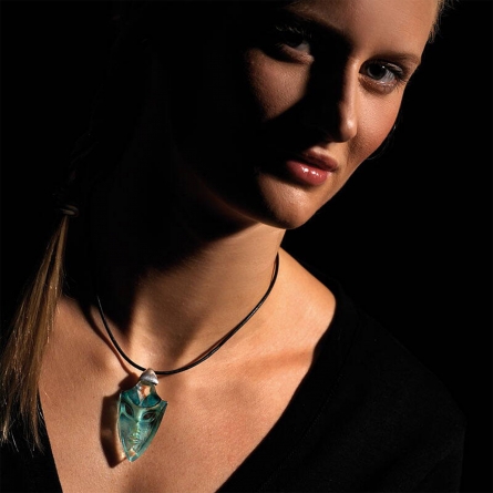 Fortuna Necklace, Blue/Green