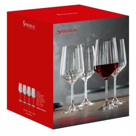 LifeStyle Red Wine Glass 63cl, 4-pack