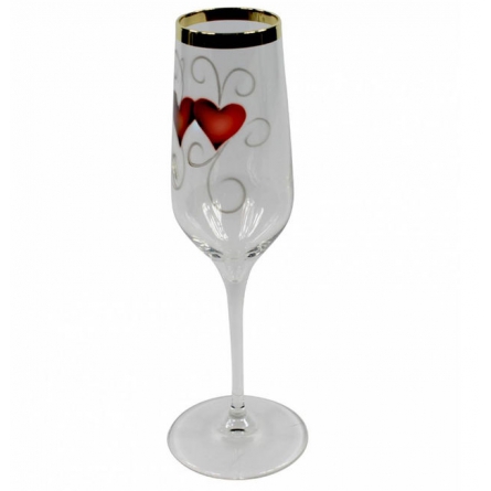 Champagne glass Golden Ink heart Parglas Golden 2-pack