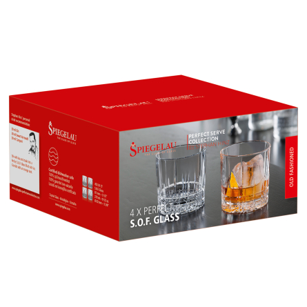 Perfect Serve Whisky Glass 27cl, 4-pack