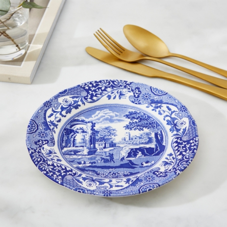 Blue Italian plate Ø 19cm