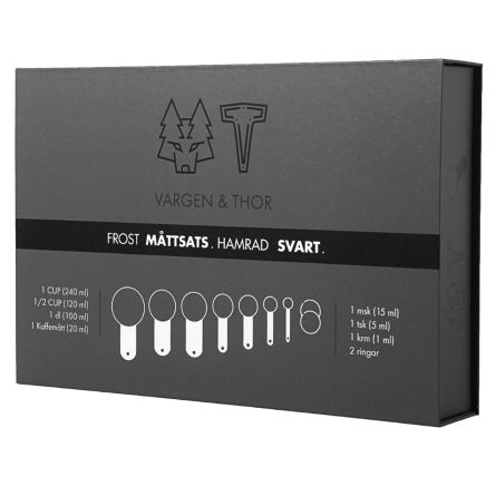 Frost M&aring;ttsats Silver, 7 delar