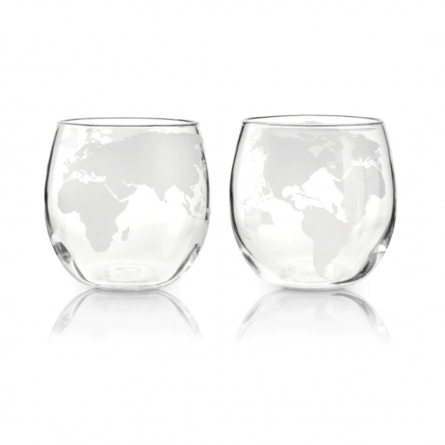 Globe Whisky Glas 35 cl, 2er Pack