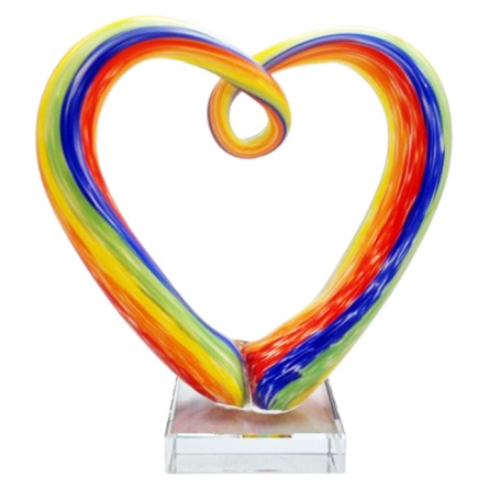 Heart Rainbow H 18.5cm