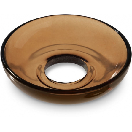 Ljusmanschett skålformad Brun, Ø8 cm