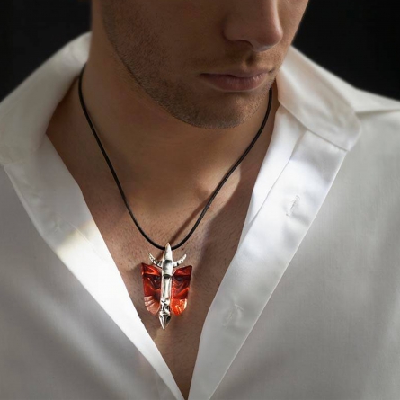 Mefisto Halsband, Röd