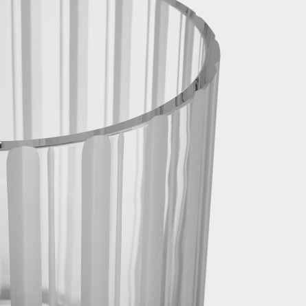 Cut in Number Vase Stripes, 20cm