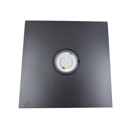 Ljussockel 200x200 Svartlack