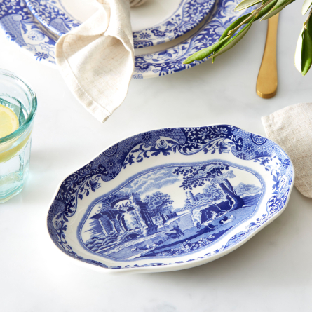 Blue Italian Serveringsfat