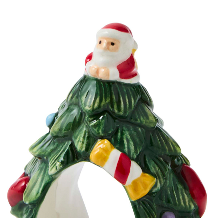 Christmas Tree Napkin Ring, 4-pack