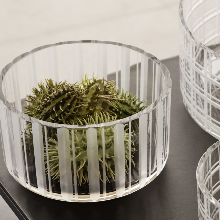 Cut in Number Bowl Stripes, 16cm