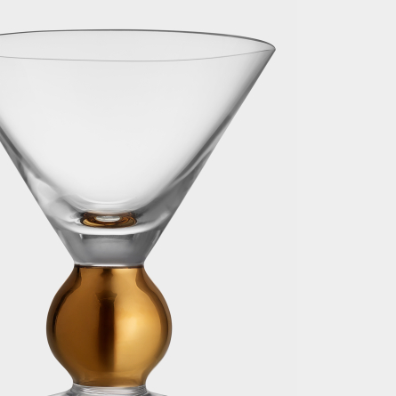 Nobel Martini/Champagne Glass 23cl, Gold