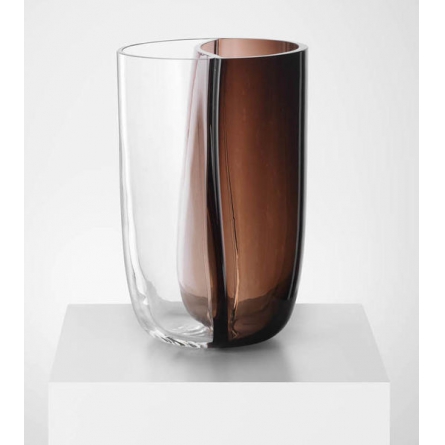 Vase duo Brown/Clear