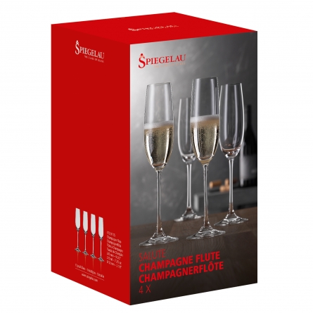 Salute Champagneglas 21cl, 4-Pack