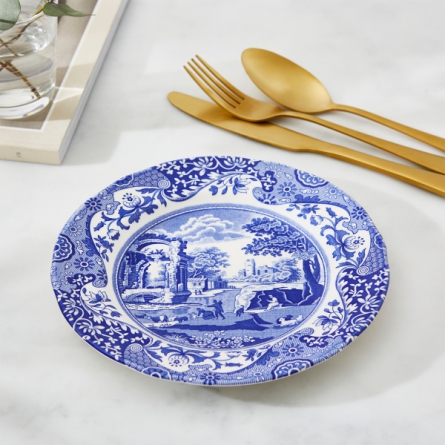 Blue Italian plate 23 cm