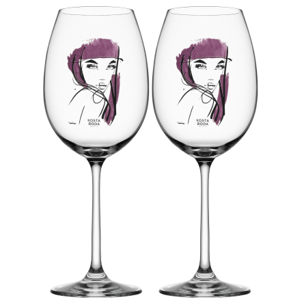 All About You Wine Glass With You 52cl, 2-pack