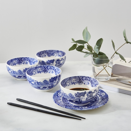 Blue Italian Dipping Bowl Ø11cm, 4-pack
