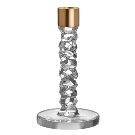 Carat Candlestick Brass, 18cm