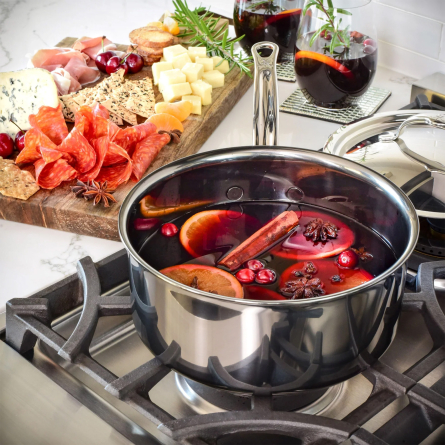 Hestan NanoBond Kastrull & Lock, 1,4L