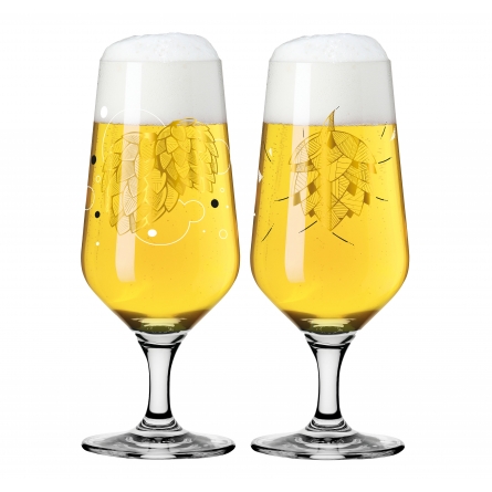Beer Glass Brauchzeit Pilsner NO:1 & 2