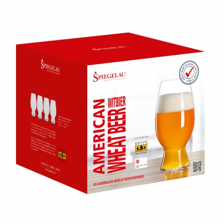 Craft Bierglas American Wheat 75cl, 4-pack