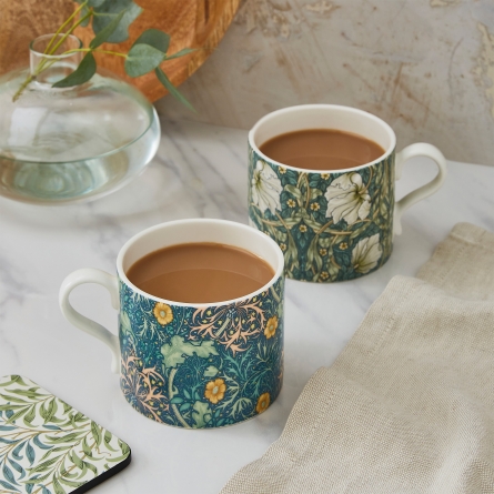 Seaweed & Pimpernel Mug 34cl, 2-pack