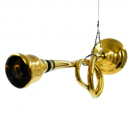 Armstrong Blues Glass Trumpet Loop, Unique