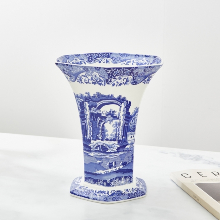 Blue Italian Vase H 27 cm