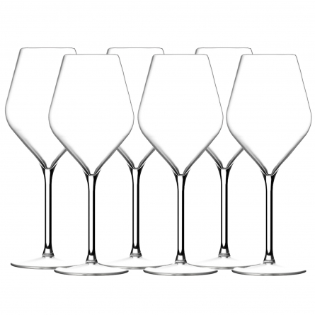 Sunset Plastic Wine Glasss 46cl, 6-pack