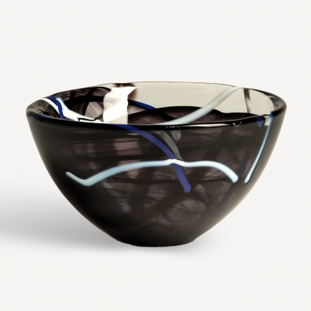 Contrast bowl small Black, Ø 16cm