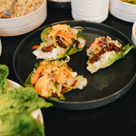 Service C Tallerken Antracit, 4-pak