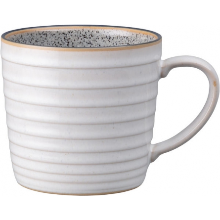 Studio grey white Ridged Mug 40 cl