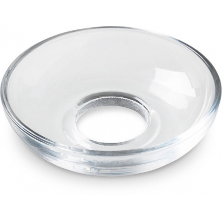 Candle cuff bowl-shaped Clear, Ø8 cm