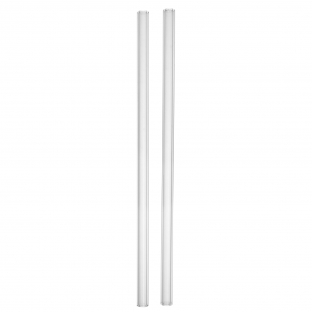 Sipsavor Straw Clear Glass, 2-pack
