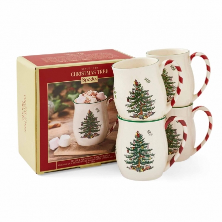 Christmas Tree Mug 40 cl, 4-pack