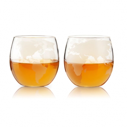 Globe Whisky Glas 35 cl, 2er Pack