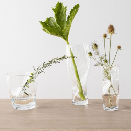 Squeeze Vase Clear, 18cm