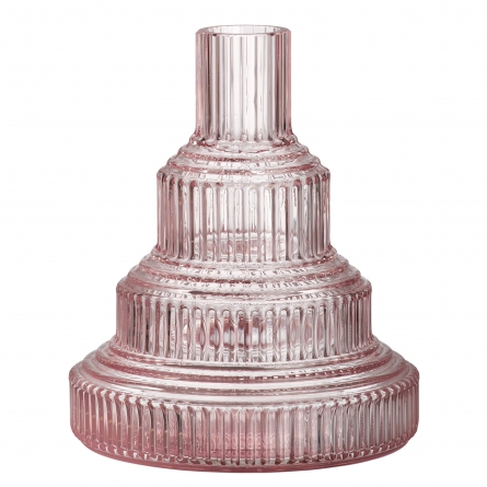 Pavilion Vase Pink, H 13cm