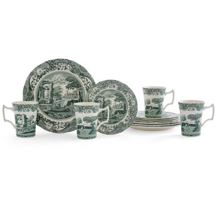 Heritage Green Italian Sæt, 12 dele