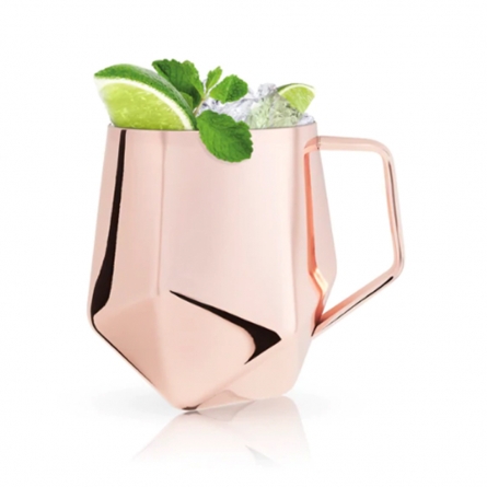 Faceted Moscow Mule mug 53cl