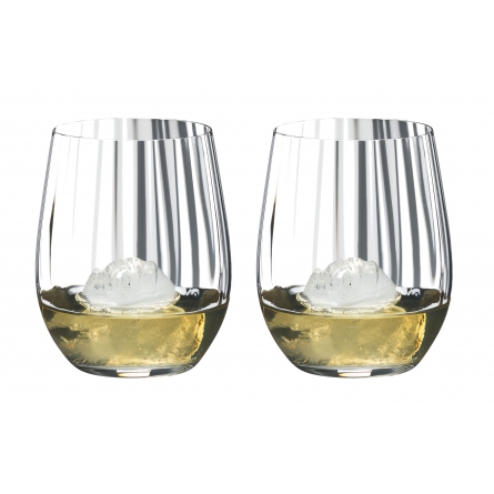 O Optical Whisky Glass 34cl, 2-pack