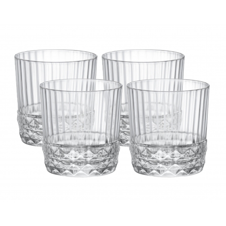 America Whisky Glass 37cl, 4-pack