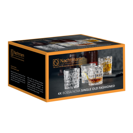 Bossa Nova Whisky Glass SOF 25cl, 4-pack