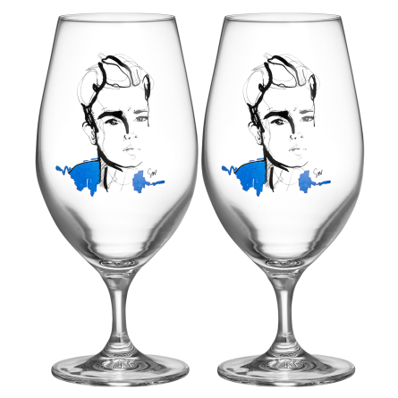 All About You Beer Glass Celebrate Him 40cl, 2-pack