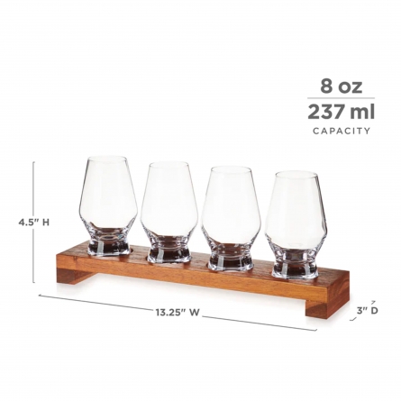 Spirit Flight Whisky Tasting glass 24cl, 4-pack