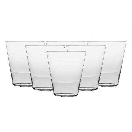 Water Glass Crystal Clear 38cl, 6-pack