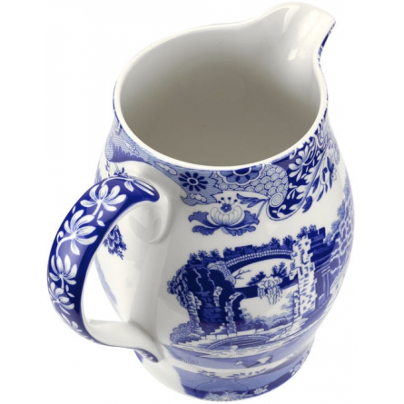 Blue Italian Liverpool jug 1.7L