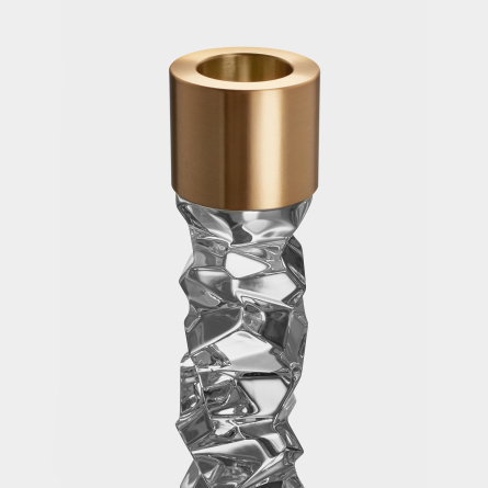 Carat Candlestick Brass, 2-pack