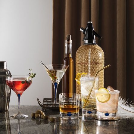 Intermezzo blå Double Old Fashion 40cl
